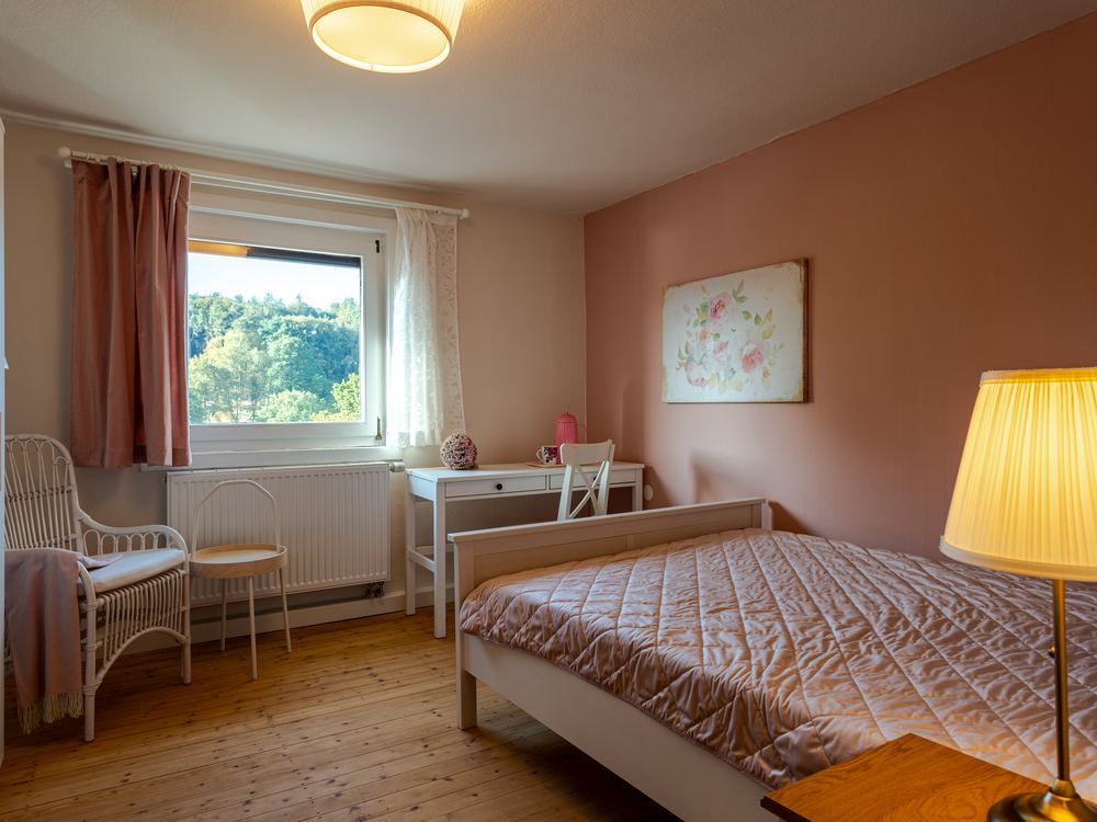 Zimmer Rosaroter Traum